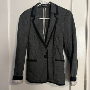 Express Grey Knit Blazer Size Extra Small